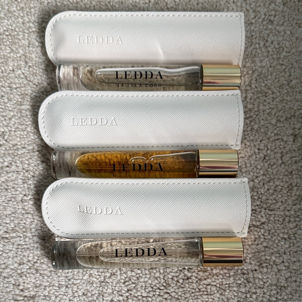 Ledda Travel Fragrance Trio with Holders